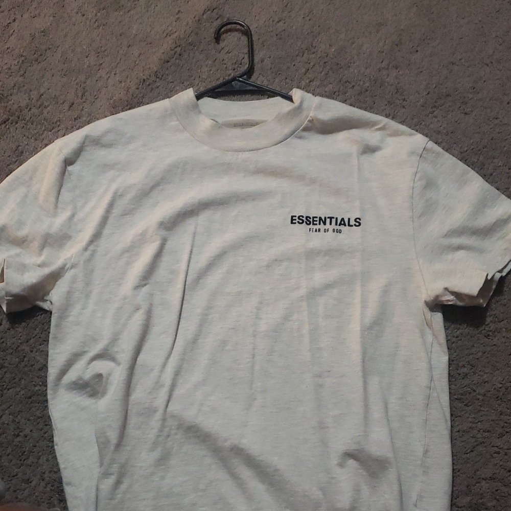 Essentials Light Gray Short Sleeve Tee